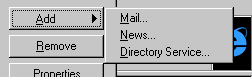 Outlook Express New Mail Account